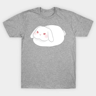 Loaf red eye white holland lop rabbit | Bunniesmee T-Shirt